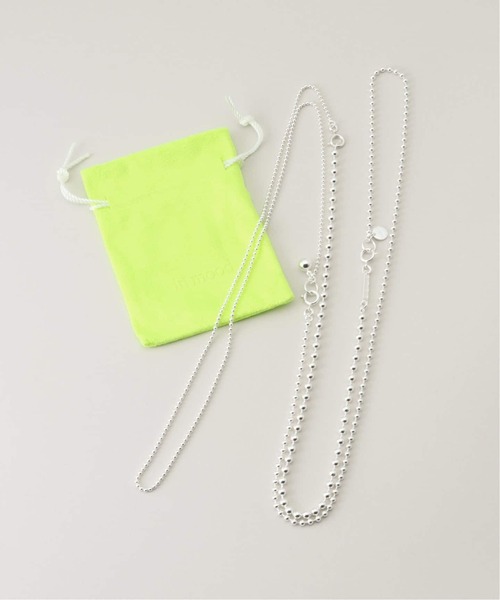 in mood(インムード)の「《追加6》in mood/インムード MULTIBALL CHAIN-necklace(ネックレス・レディース・シルバー・FREE)」の2枚目の写真