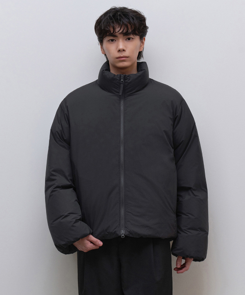 セール】ミニマルダウンショートパディングジャケット[ダークグレー