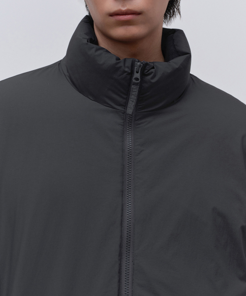 セール】ミニマルダウンショートパディングジャケット[ダークグレー