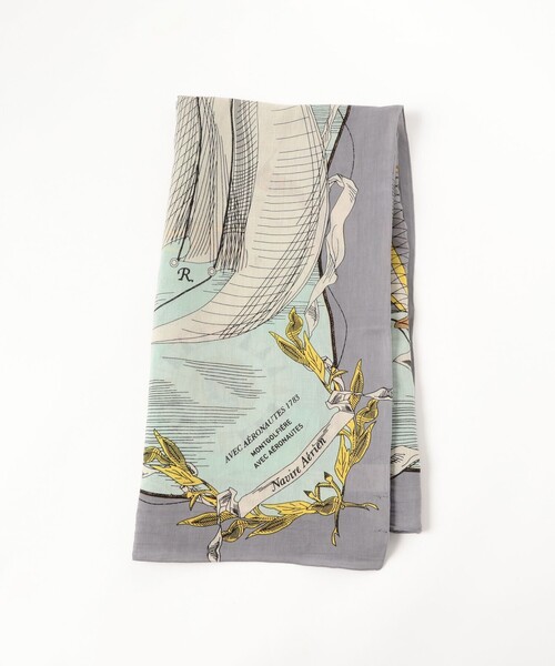 manipuri(マニプリ)の「manipuri / バルーン トリップ ストール(ストール/ショール・レディース・グレー・ONE SIZE)」の4枚目の写真