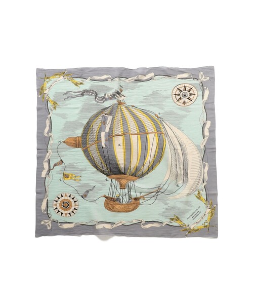 manipuri(マニプリ)の「manipuri / バルーン トリップ ストール(ストール/ショール・レディース・グレー・ONE SIZE)」の6枚目の写真