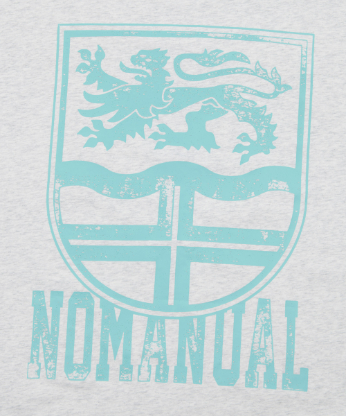 NOMANUAL(NOMANUAL)の「EMBLEM LONG SLEEVE TEE - WHITE MELANGE(Tシャツ/カットソー・レディース・その他・X-LARGE/LARGE/MEDIUM)」の5枚目の写真