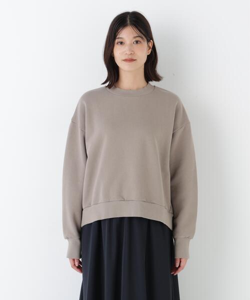 human woman(ヒューマンウーマン)の「◆【カスタム用ワッペン付き】モチーフワッペンカスタマイズ裏起毛スウェット(スウェット・レディース・ブラウン系その他/ライトグリーン/ホワイト系その他・MEDIUM)」の22枚目の写真