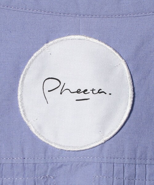 Pheeta（フィータ）の「＜Pheeta＞Trinity ボリュームスリーブ シャツ/014C-60（シャツ/ブラウス・レディース・ライトブルー/ホワイト・FREE）」の5枚目の写真