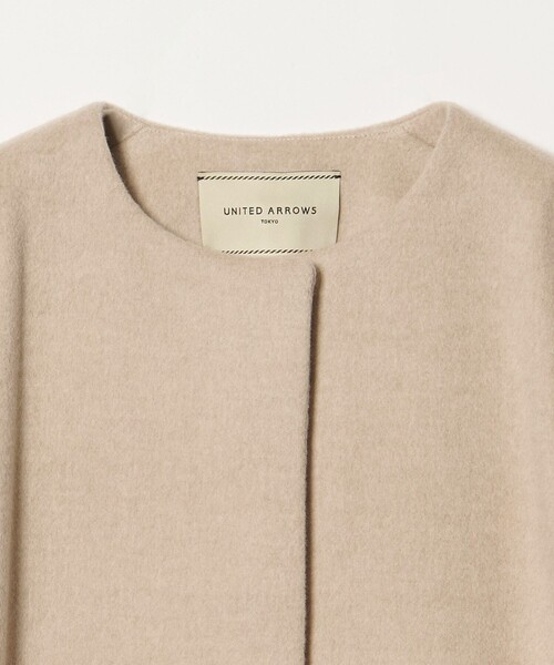 UNITED ARROWS（ユナイテッドアローズ）の「Aライン ミドルコート（その他アウター・レディース・ブラック/ベージュ/ダークグレー・36/34/38）」の12枚目の写真