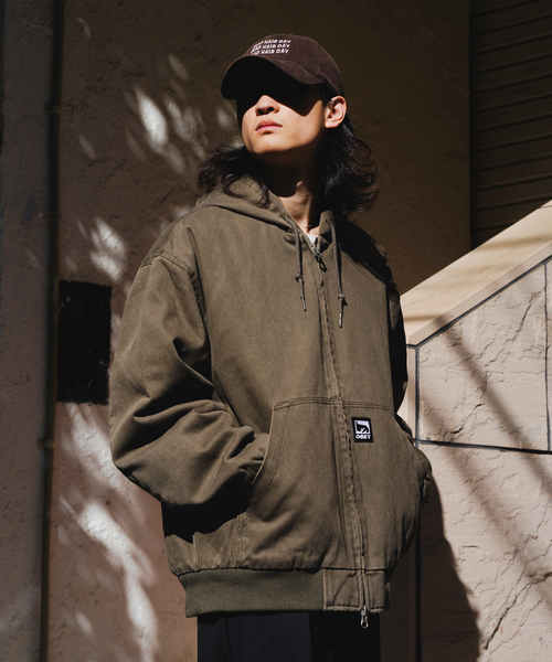 セール】OBEY / オベイ RANDY ZIP UP HOOD（ブルゾン）｜OBEY（オベイ