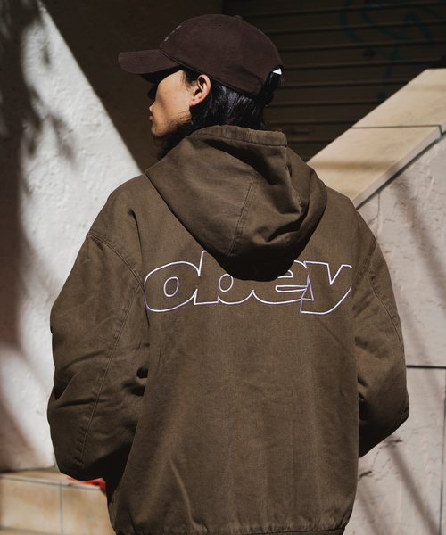 セール】OBEY / オベイ RANDY ZIP UP HOOD（ブルゾン）｜OBEY（オベイ