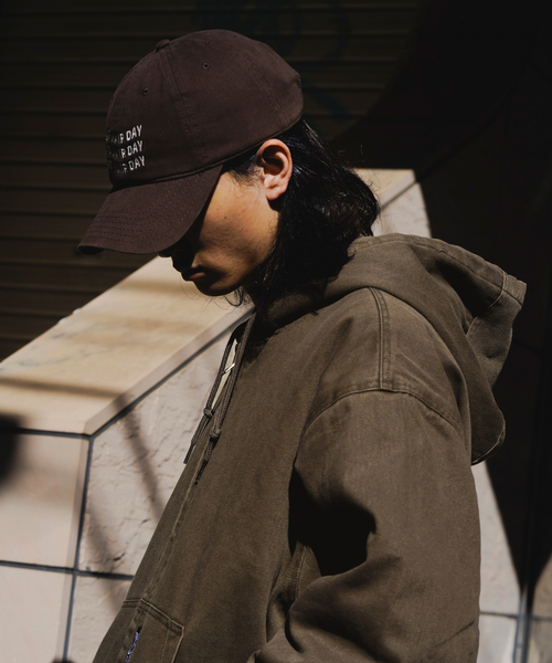 OBEY（オベイ）の「OBEY / オベイ RANDY ZIP UP HOOD（ブルゾン・メンズ・ブラック/ブラウン・LARGE）」の4枚目の写真