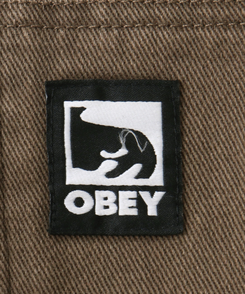 OBEY（オベイ）の「OBEY / オベイ RANDY ZIP UP HOOD（ブルゾン・メンズ・ブラック/ブラウン・LARGE）」の11枚目の写真
