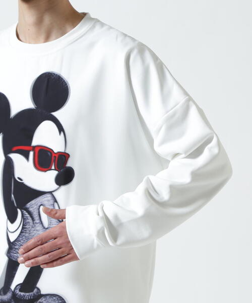 maxsix（マックスシックス）の「maxsix(マックスシックス）SUNGLASS MICKEY 3D SWEAT（スウェット・メンズ・ブラック/ホワイト・L/M/S/XL）」の14枚目の写真