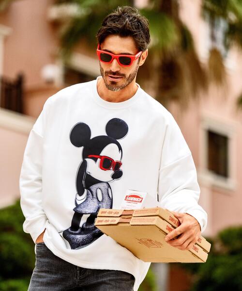 maxsix（マックスシックス）の「maxsix(マックスシックス）SUNGLASS MICKEY 3D SWEAT（スウェット・メンズ・ブラック/ホワイト・L/M/S/XL）」の16枚目の写真
