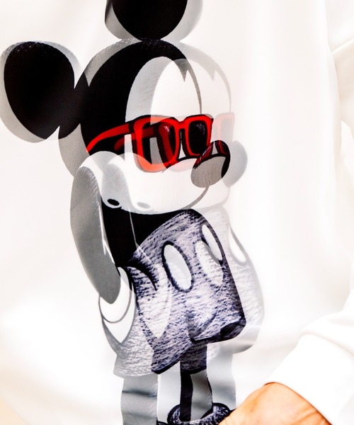 maxsix（マックスシックス）の「maxsix(マックスシックス）SUNGLASS MICKEY 3D SWEAT（スウェット・メンズ・ブラック/ホワイト・L/M/S/XL）」の5枚目の写真