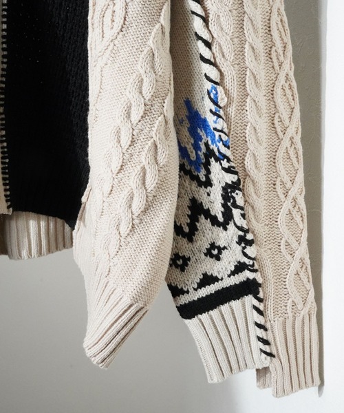 UNISEX】CRAFT KNIT CARDIGAN/クラフトニットカーディガン UNISEX】CRAFT KNIT CARDIGAN/クラフトニットカーディガン