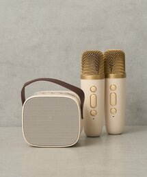 BIRTHDAY BAR | MINIカラオケマイク&スピーカー マイク2本セット(スピーカー)