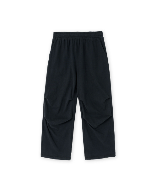 BROWNYARD(ブラウンヤード)の「スムースジャージパラシュートパンツ、ヴィンテージブラック(その他パンツ・メンズ・その他・3/4/5/6)」の1枚目の写真