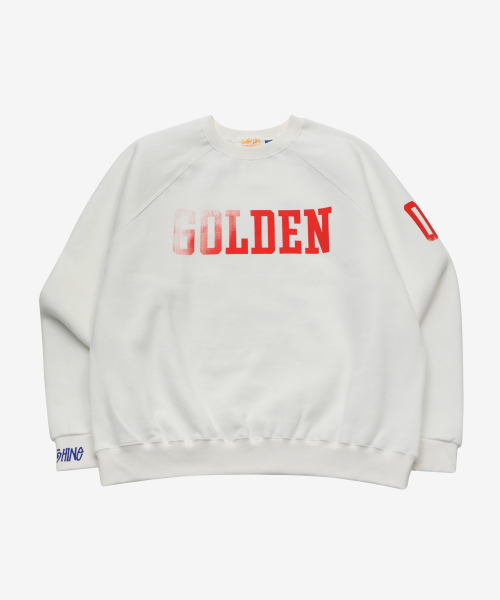 GOLDEN SNSHINE（ゴールデン サンシャイン）の「Golden raglan sweatshirts_Ivory（スウェット・メンズ・その他・MEDIUM/LARGE）」の4枚目の写真