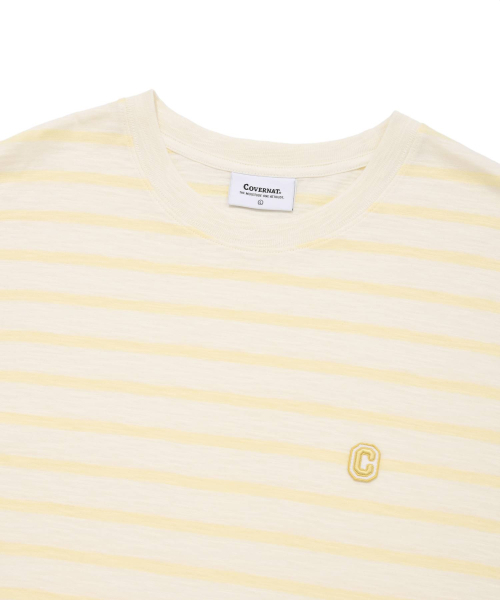COVERNAT(カバーナット)の「マリンストライプTシャツイエロー(Tシャツ/カットソー・レディース・その他・MEDIUM/LARGE/X-LARGE/X-SMALL/SMALL)」の3枚目の写真