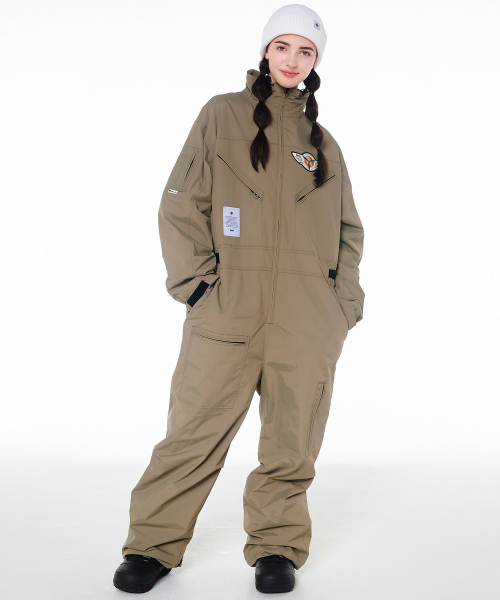 DOLL OUTERWEAR(ドラ アウターウェア)の「2425 ボルカン ボードウェア ワーク ジャンプスーツ カーキ 男女共用(つなぎ/オールインワン・レディース・その他・MEDIUM/X-SMALL/SMALL)」の6枚目の写真