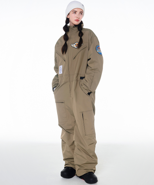 DOLL OUTERWEAR(ドラ アウターウェア)の「2425 ボルカン ボードウェア ワーク ジャンプスーツ カーキ 男女共用(つなぎ/オールインワン・レディース・その他・MEDIUM/X-SMALL/SMALL)」の7枚目の写真