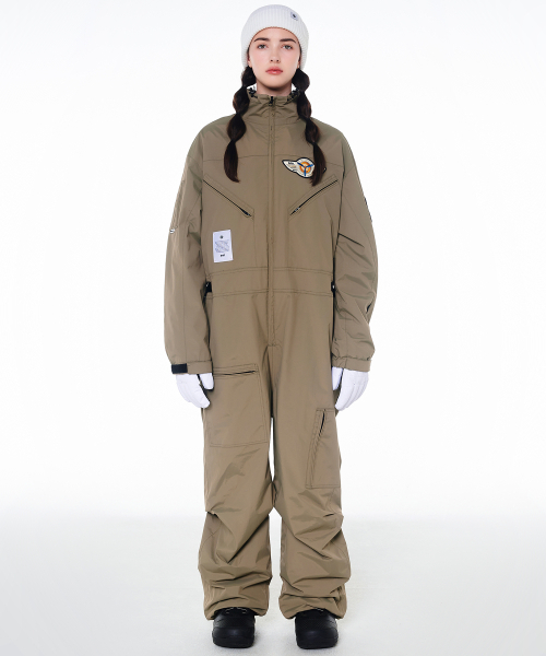 DOLL OUTERWEAR(ドラ アウターウェア)の「2425 ボルカン ボードウェア ワーク ジャンプスーツ カーキ 男女共用(つなぎ/オールインワン・レディース・その他・MEDIUM/X-SMALL/SMALL)」の8枚目の写真