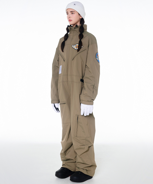 DOLL OUTERWEAR(ドラ アウターウェア)の「2425 ボルカン ボードウェア ワーク ジャンプスーツ カーキ 男女共用(つなぎ/オールインワン・レディース・その他・MEDIUM/X-SMALL/SMALL)」の9枚目の写真