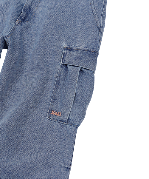 SUNDAY FRUIT MARKET（サンデーフルーツマーケット）の「SUN DENIM CARGO PANT O.C（デニムパンツ・メンズ・その他・SMALL/MEDIUM/LARGE）」の4枚目の写真