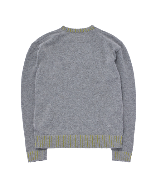 COTTE(コッテ)の「クラシックツートンリップニット(ライトグレー)(ニット/セーター・レディース・その他・size1/size2)」の3枚目の写真