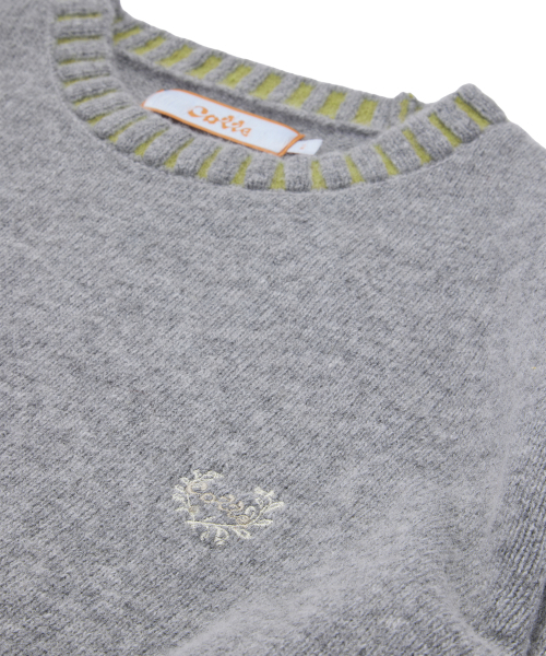 COTTE(コッテ)の「クラシックツートンリップニット(ライトグレー)(ニット/セーター・レディース・その他・size1/size2)」の4枚目の写真