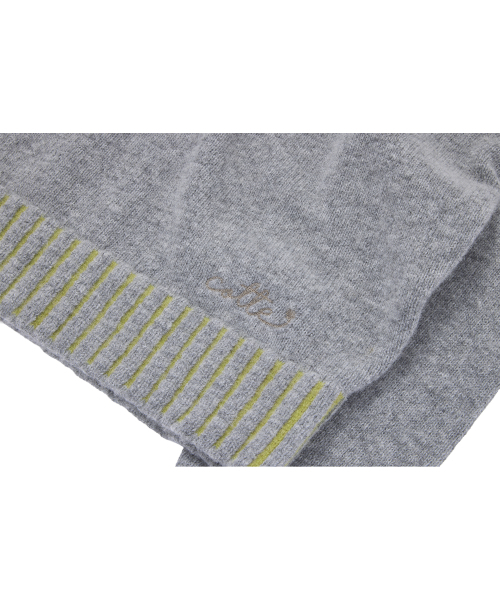 COTTE(コッテ)の「クラシックツートンリップニット(ライトグレー)(ニット/セーター・レディース・その他・size1/size2)」の5枚目の写真