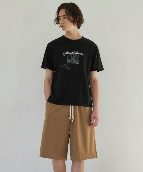 SENTAIR（センテア）の「イージーワイドバミューダパンツ_ブラウン（その他パンツ・メンズ・その他・46/48）」の7枚目の写真