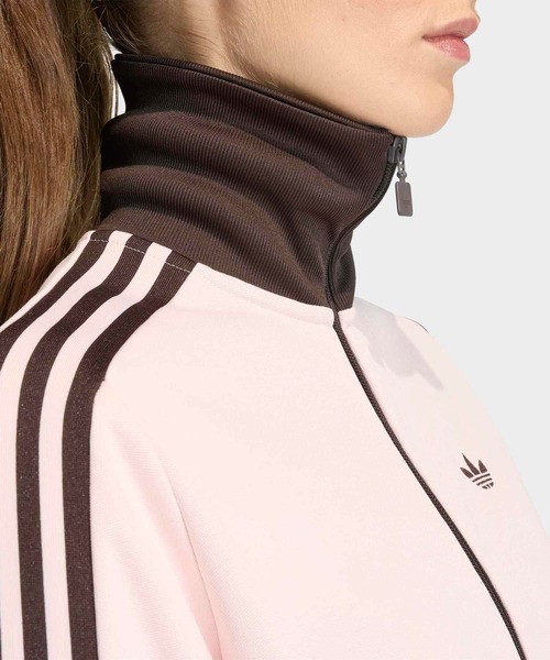 adidas（アディダス）の「クラシック トラックトップ / ジャージ / トラックジャケット / アディダスオリジナルス adidas Originals（ジャージ・レディース・ピンク/ブラック・X-LARGE/LARGE/XX-LARGE/X-SMALL/SMALL/MEDIUM）」の9枚目の写真