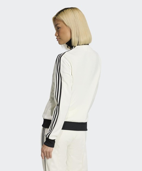 adidas（アディダス）の「クラシック トラックトップ / ジャージ / トラックジャケット / アディダスオリジナルス adidas Originals（ジャージ・レディース・ピンク/ブラック・X-LARGE/LARGE/XX-LARGE/X-SMALL/SMALL/MEDIUM）」の12枚目の写真