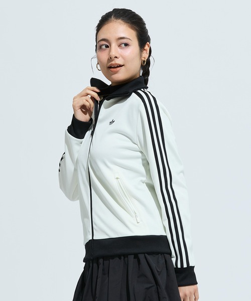 adidas（アディダス）の「クラシック トラックトップ / ジャージ / トラックジャケット / アディダスオリジナルス adidas Originals（ジャージ・レディース・ピンク/ブラック/ブルー/ホワイト/ブラウン・X-LARGE/LARGE/XX-LARGE/X-SMALL/SMALL/MEDIUM/3XL）」の7枚目の写真