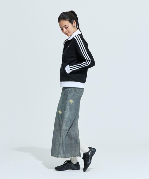 adidas（アディダス）の「クラシック トラックトップ / ジャージ / トラックジャケット / アディダスオリジナルス adidas Originals（ジャージ・レディース・ピンク/ブラック/ブルー/ホワイト/ブラウン・X-LARGE/LARGE/XX-LARGE/X-SMALL/SMALL/MEDIUM/3XL）」の8枚目の写真