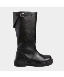 AVISPA（アビスパ）の「Nuabel Square Toe Platform Long Boots_B508_1Colors_3.5m（ブーツ）」
