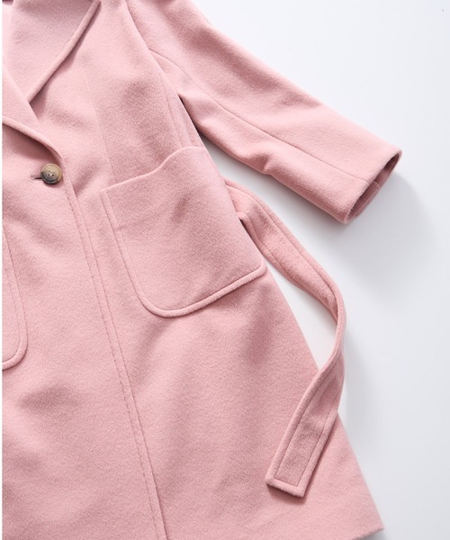 MAX&Co.(マックス アンド コー)の「Max&Co.(マックスアンドコー)Kids & Junior チェスターコート(チェスターコート・キッズ・ライトピンク・8Y/10Y/12Y/14Y/6Y)」の9枚目の写真