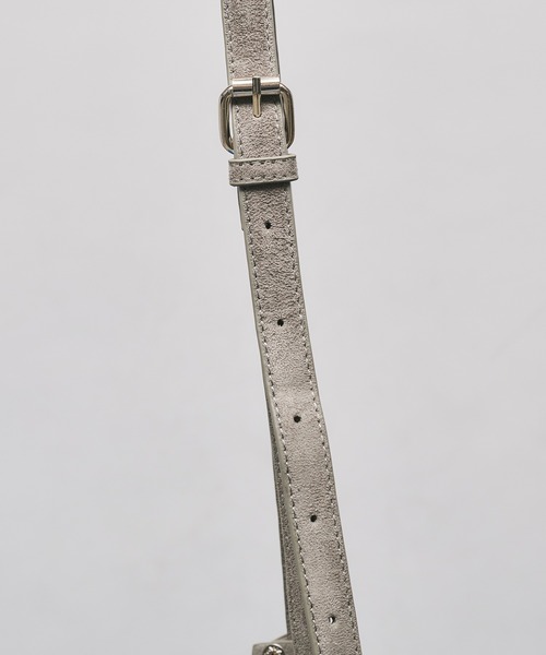 selle glant(セレグランテ)の「SUEDE LIKE DESIGN SHOULDER BAG/スエードライクデザインショルダーバッグ(ショルダーバッグ・メンズ・ブラック/グレー/キャメル/ダークブラウン・FREE)」の20枚目の写真
