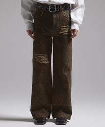 GRANCY | 【GRANCY】Leopard Damage Flare Pants / レオパードダメージフレアパンツ(その他パンツ)