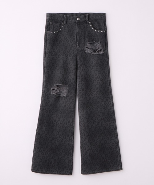 GRANCY(グランシー)の「【GRANCY】Leopard Damage Flare Pants / レオパードダメージフレアパンツ(その他パンツ・メンズ・ブラック/ブラウン・S/M/L)」の17枚目の写真