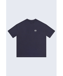 スーピマロゴセミオーバー半袖Tシャツディープネイビー