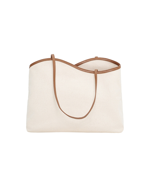 heart BAG - canvas camel
