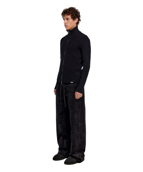 ERA(エラ)の「ユニセックス スエードエフェクト トラックパンツ - ブラック(その他パンツ・レディース・その他・LARGE/SMALL/MEDIUM)」の12枚目の写真