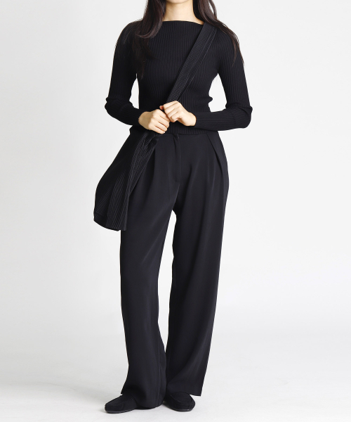 GREEN STUFF（グリーンスタッフ）の「knot bag 58 - pleats black（ショルダーバッグ・レディース・その他・FREE）」の9枚目の写真