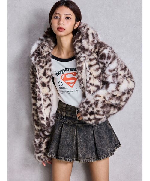 GYDA（ジェイダ）の「ハイウエストWIDE BELTプリーツデニムスカートライクショートパンツ（デニムスカート・レディース・ライトブルー/インディゴブルー/その他1・SMALL/MEDIUM）」の15枚目の写真