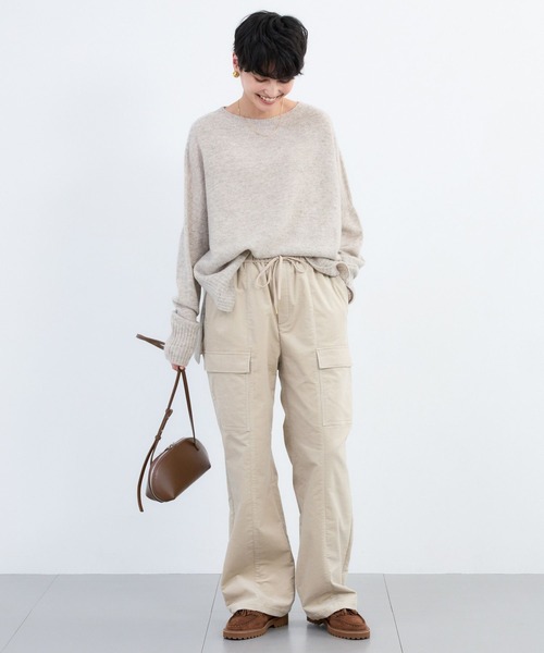 BARNYARDSTORM（バンヤードストーム）の「BARNYARDSTORM / コーデュロイカーゴパンツ / マシンウォッシャブル【WEB限定サイズL】（その他パンツ・レディース・ブラウン/グレー系その他・S/M/L）」の11枚目の写真