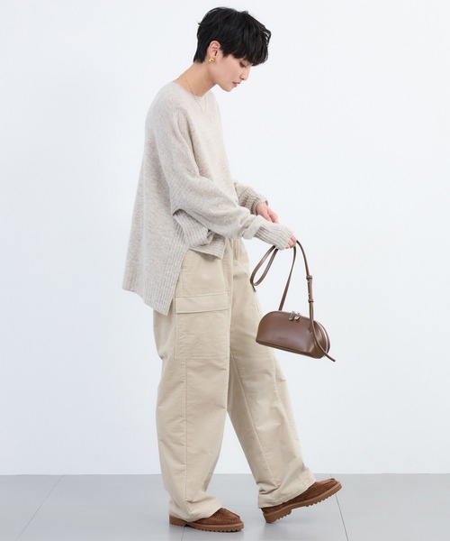 BARNYARDSTORM（バンヤードストーム）の「BARNYARDSTORM / コーデュロイカーゴパンツ / マシンウォッシャブル【WEB限定サイズL】（その他パンツ・レディース・ブラウン/グレー系その他・S/M/L）」の16枚目の写真