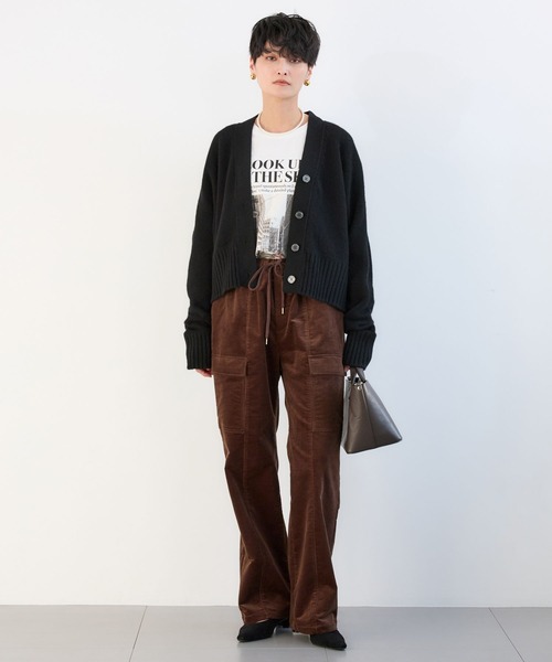 BARNYARDSTORM（バンヤードストーム）の「BARNYARDSTORM / コーデュロイカーゴパンツ / マシンウォッシャブル【WEB限定サイズL】（その他パンツ・レディース・ブラウン/グレー系その他・S/M/L）」の10枚目の写真