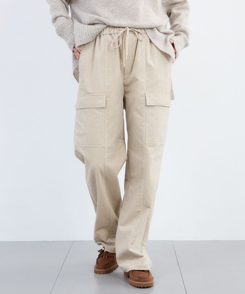 BARNYARDSTORM（バンヤードストーム）の「BARNYARDSTORM / コーデュロイカーゴパンツ / マシンウォッシャブル【WEB限定サイズL】（その他パンツ・レディース・ブラウン/グレー系その他・S/M/L）」の12枚目の写真