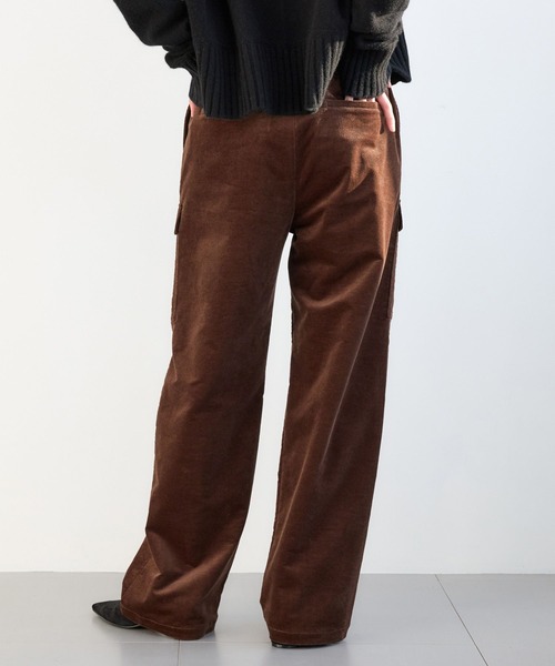 BARNYARDSTORM（バンヤードストーム）の「BARNYARDSTORM / コーデュロイカーゴパンツ / マシンウォッシャブル【WEB限定サイズL】（その他パンツ・レディース・ブラウン/グレー系その他・S/M/L）」の9枚目の写真