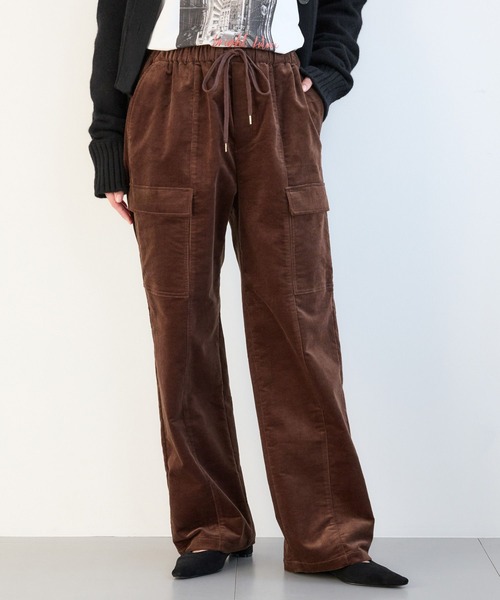 BARNYARDSTORM（バンヤードストーム）の「BARNYARDSTORM / コーデュロイカーゴパンツ / マシンウォッシャブル【WEB限定サイズL】（その他パンツ・レディース・ブラウン/グレー系その他・S/M/L）」の7枚目の写真